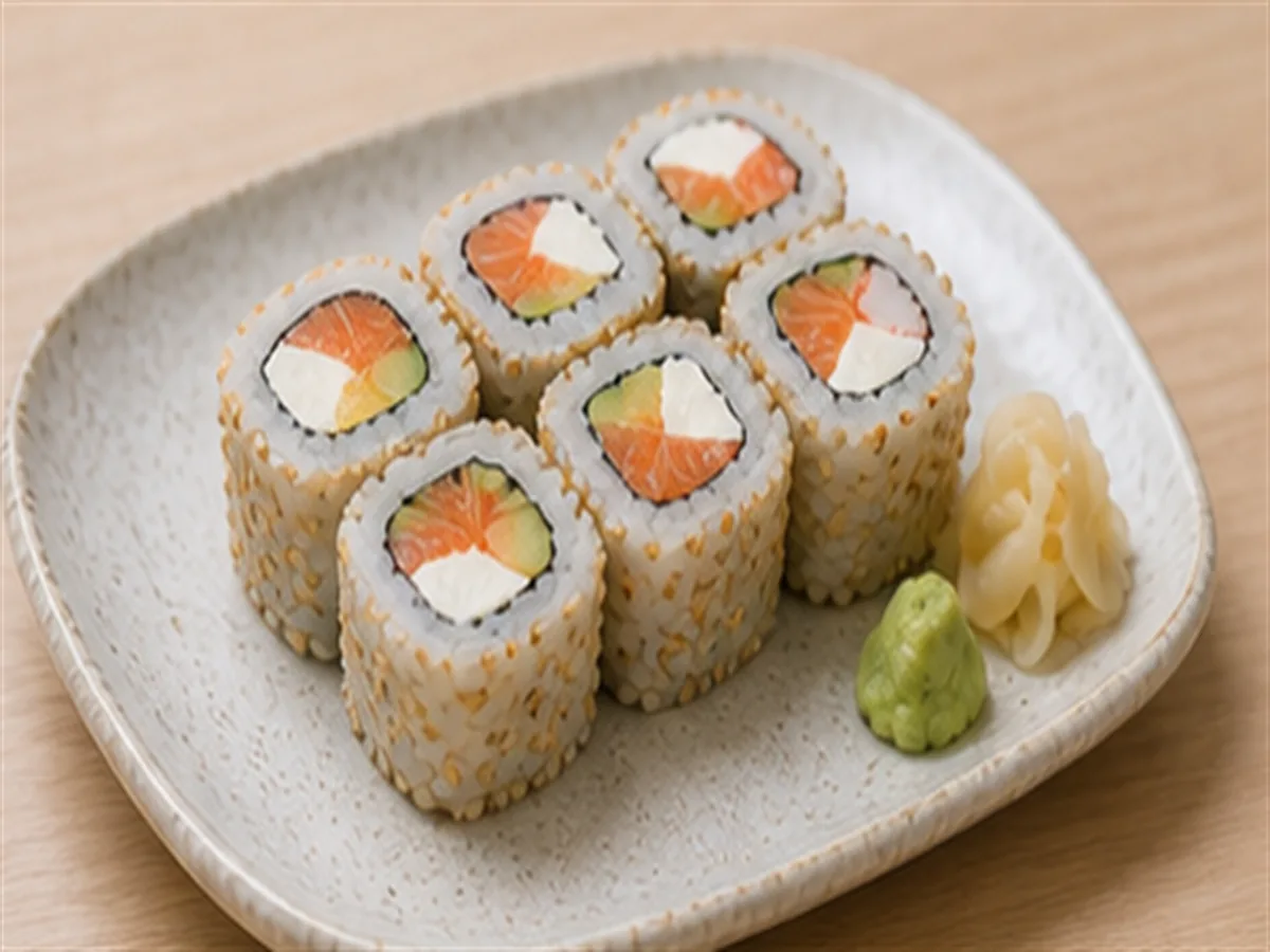 Salmon Cream Cheese Maki