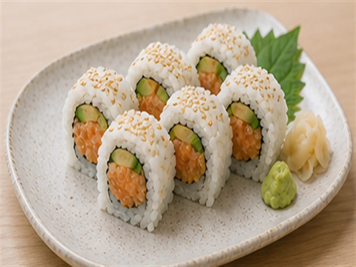 Spicy Salmon Uramaki
